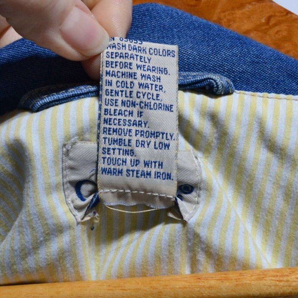 Koret City Blues Vintage Denim Jacket Size 24W - Picture 10 of 11